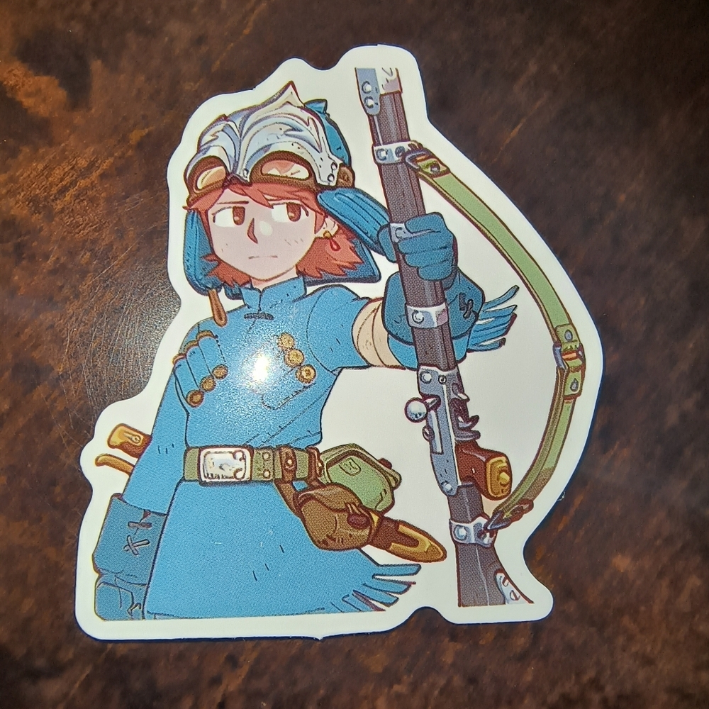 Blue Archer Character Sticker Studio Ghibli